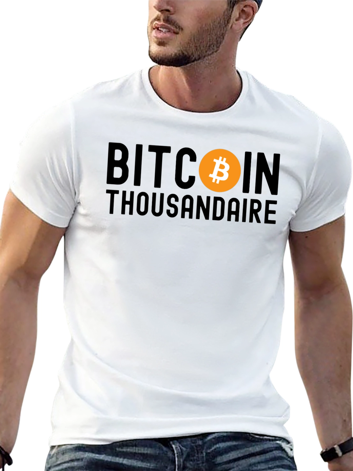 Bitcoin Thousandaire Black T-Shirt