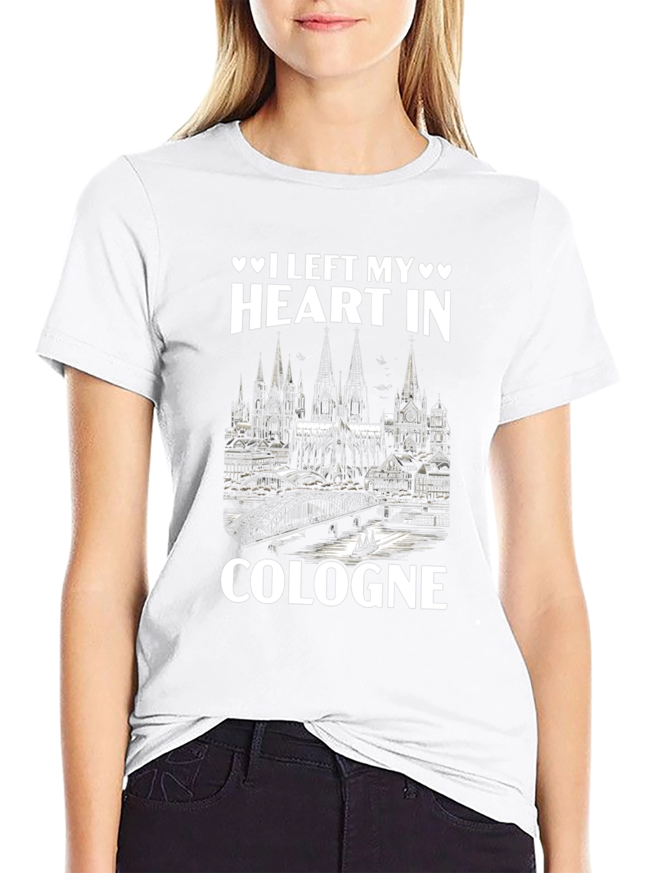 Cologne Heart Graphic T-Shirt