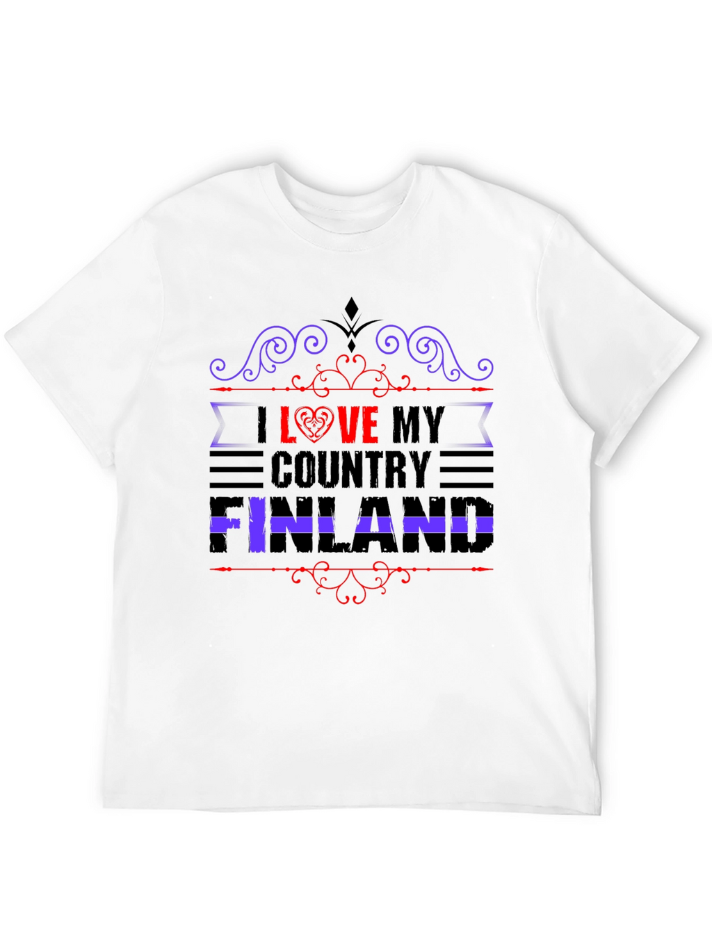 I Love My Country Finland T-Shirt