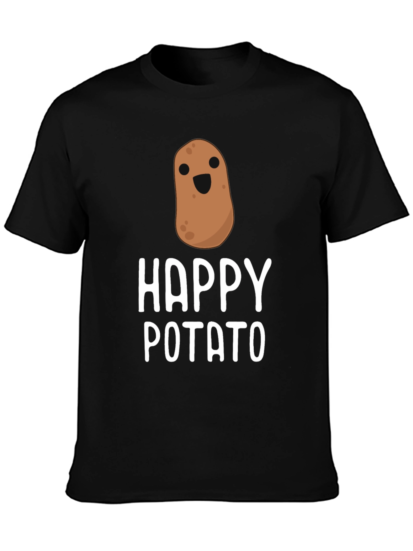 Happy Potato Graphic Tee - Unisex Funny T-Shirt