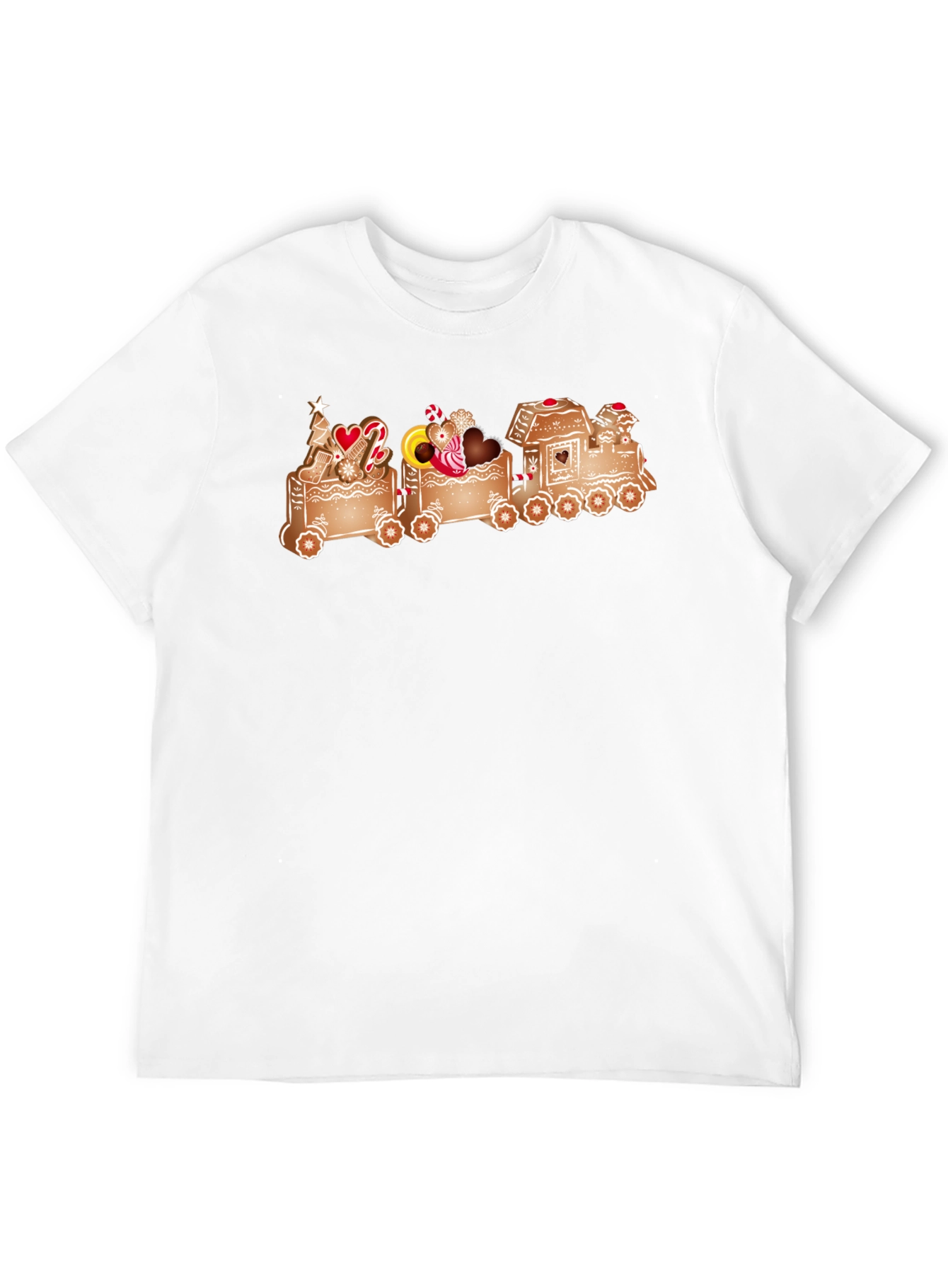 Gingerbread Train Graphic Tee