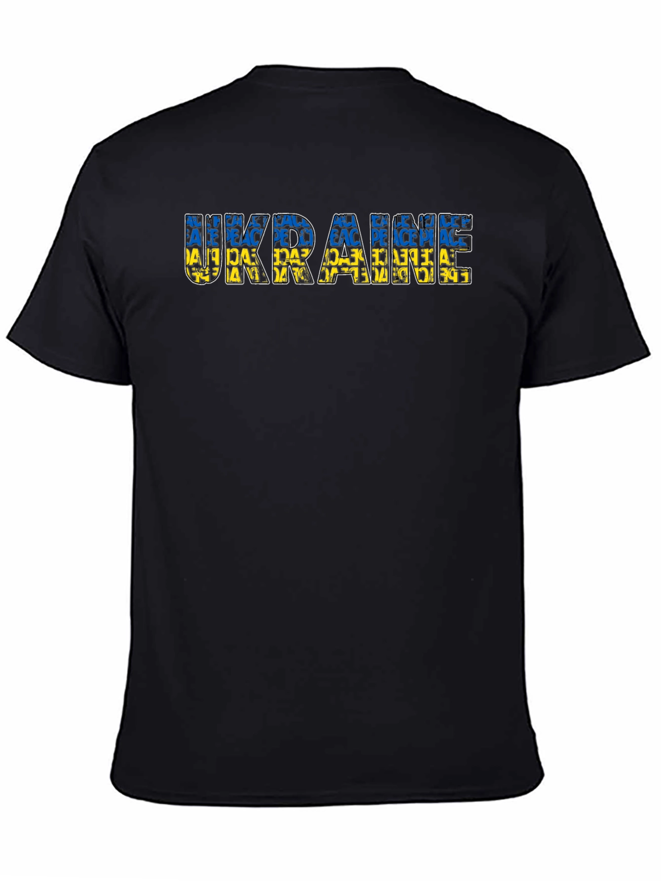 Ukraine Peace T-Shirt - Black Graphic Tee