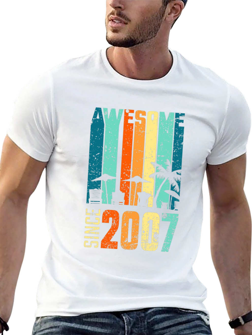 Awesome Since 2007 Beach T-Shirt