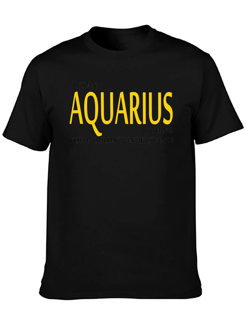 Aquarius Zodiac Sign Graphic T-Shirt
