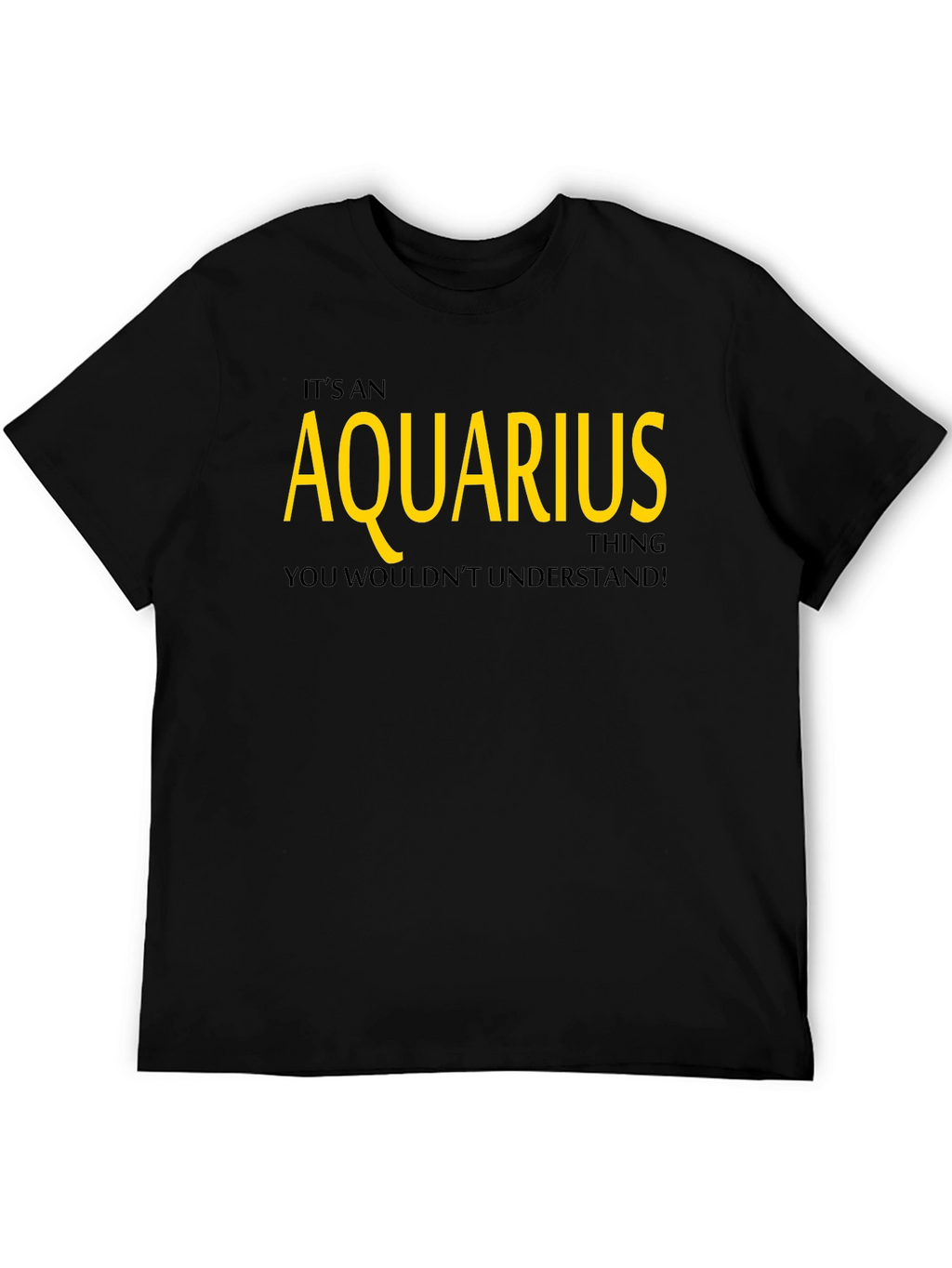 Aquarius Zodiac Sign Graphic T-Shirt