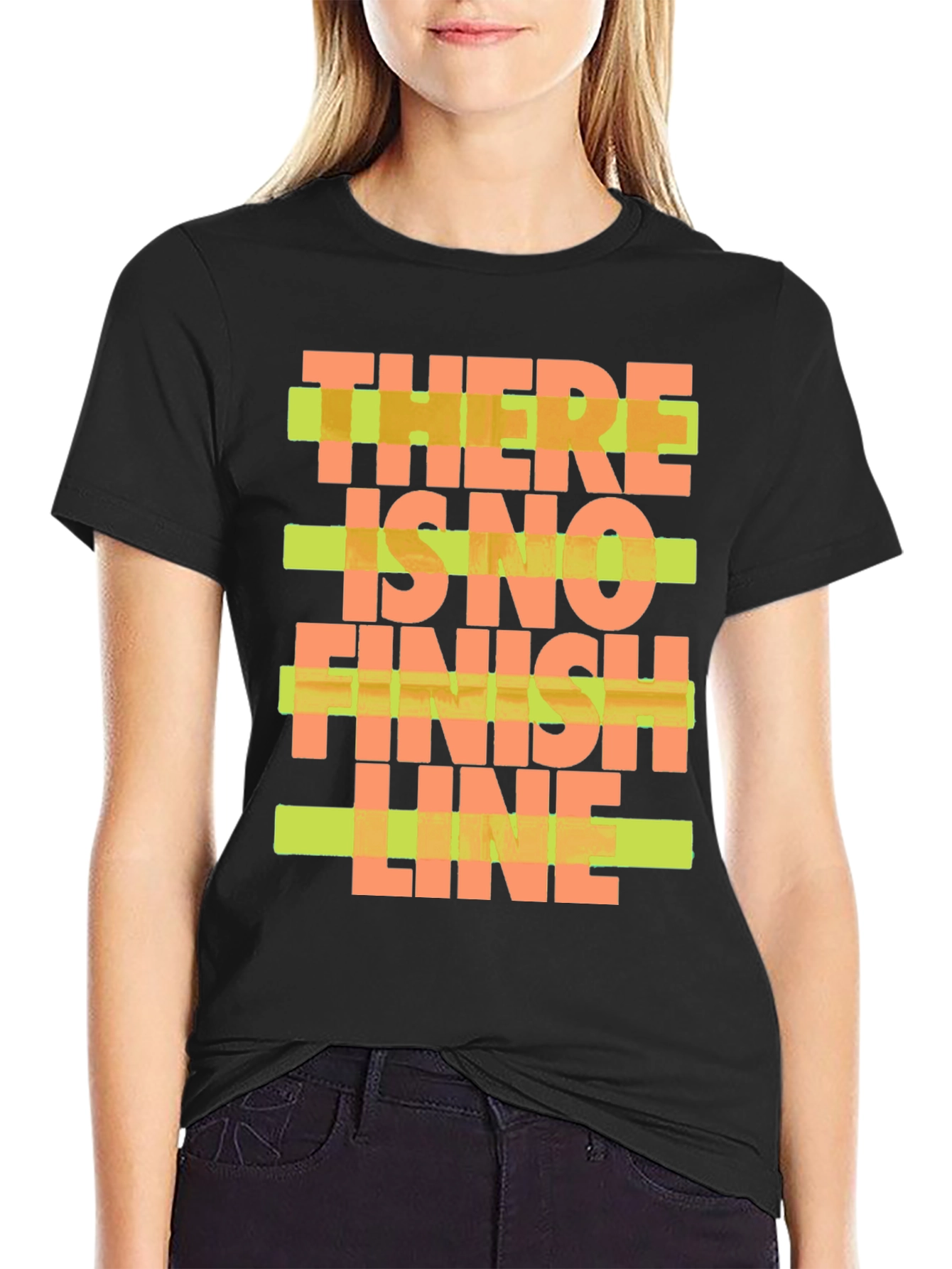 No Finish Line T-Shirt - Inspirational Graphic Tee