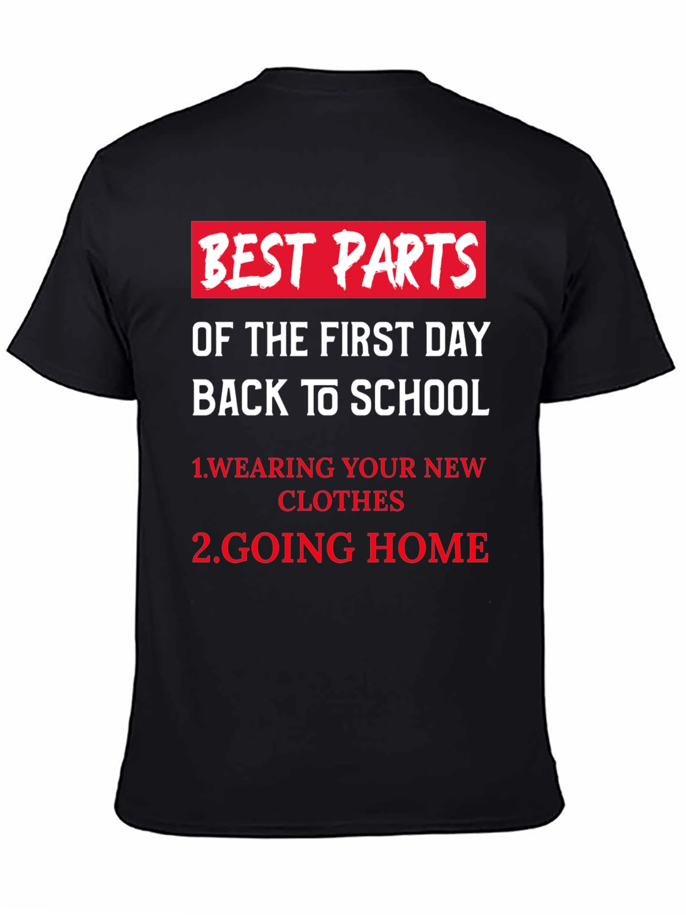 Best Parts Of School T-Shirt Back to School Funny Shirt