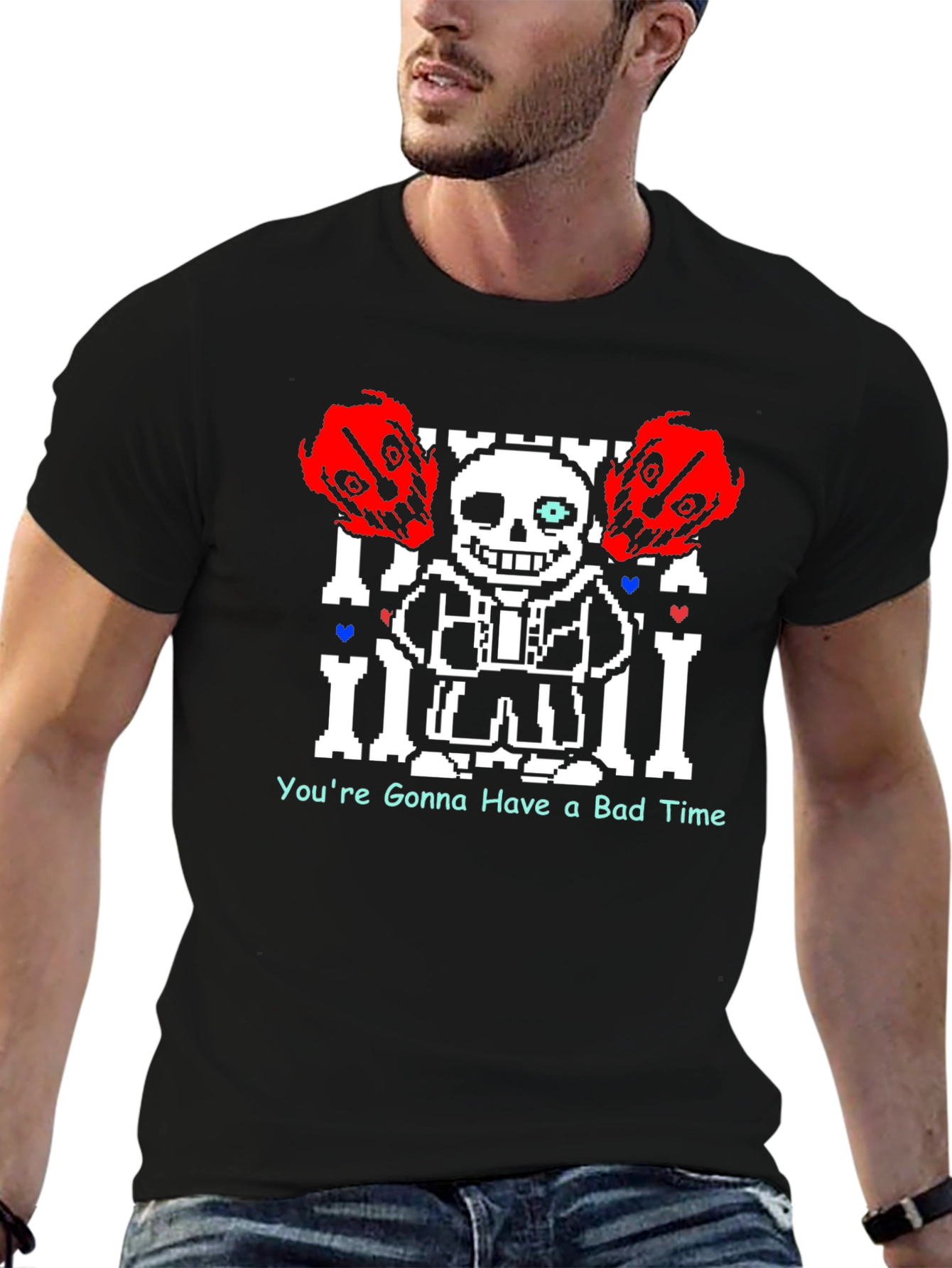 Undertale Sans Bad Time Black T-Shirt