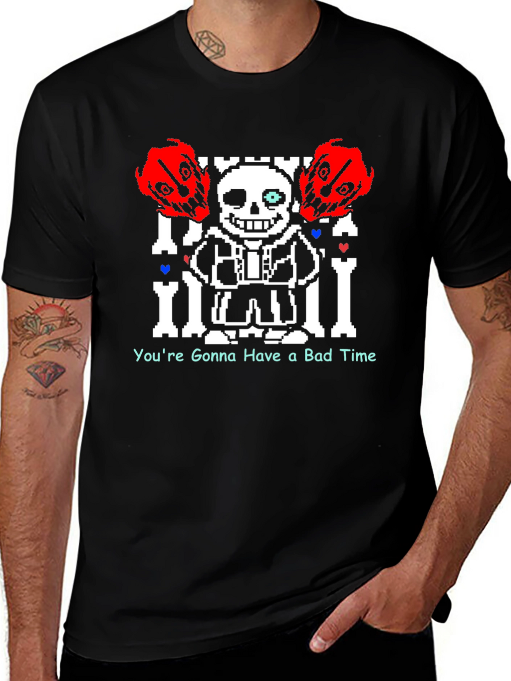 Undertale Sans Bad Time Black T-Shirt