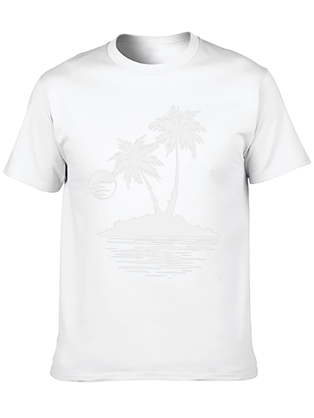 Island Palms Graphic Tee - Black