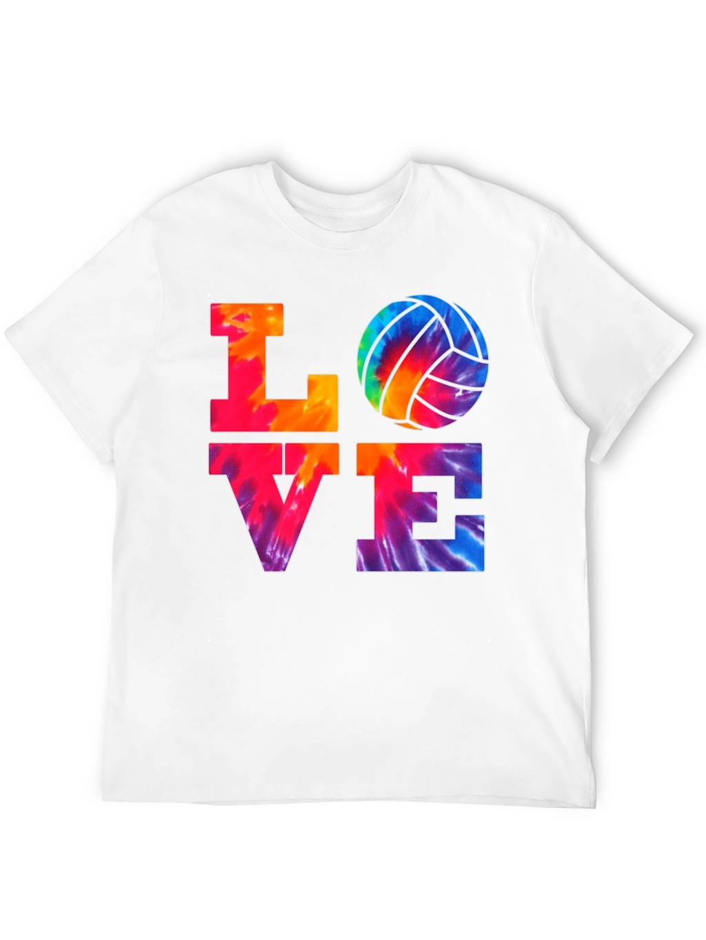 Love Volleyball Tie-Dye T-Shirt