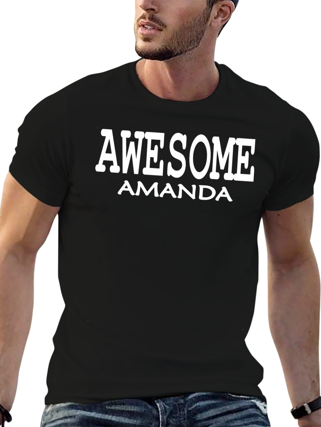 Awesome Amanda T-Shirt Custom Name Tee
