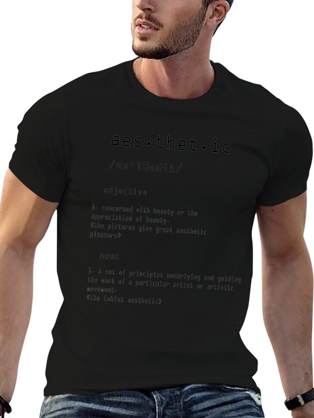 Aesthetic Definition Graphic Tee - Stylish & Unique