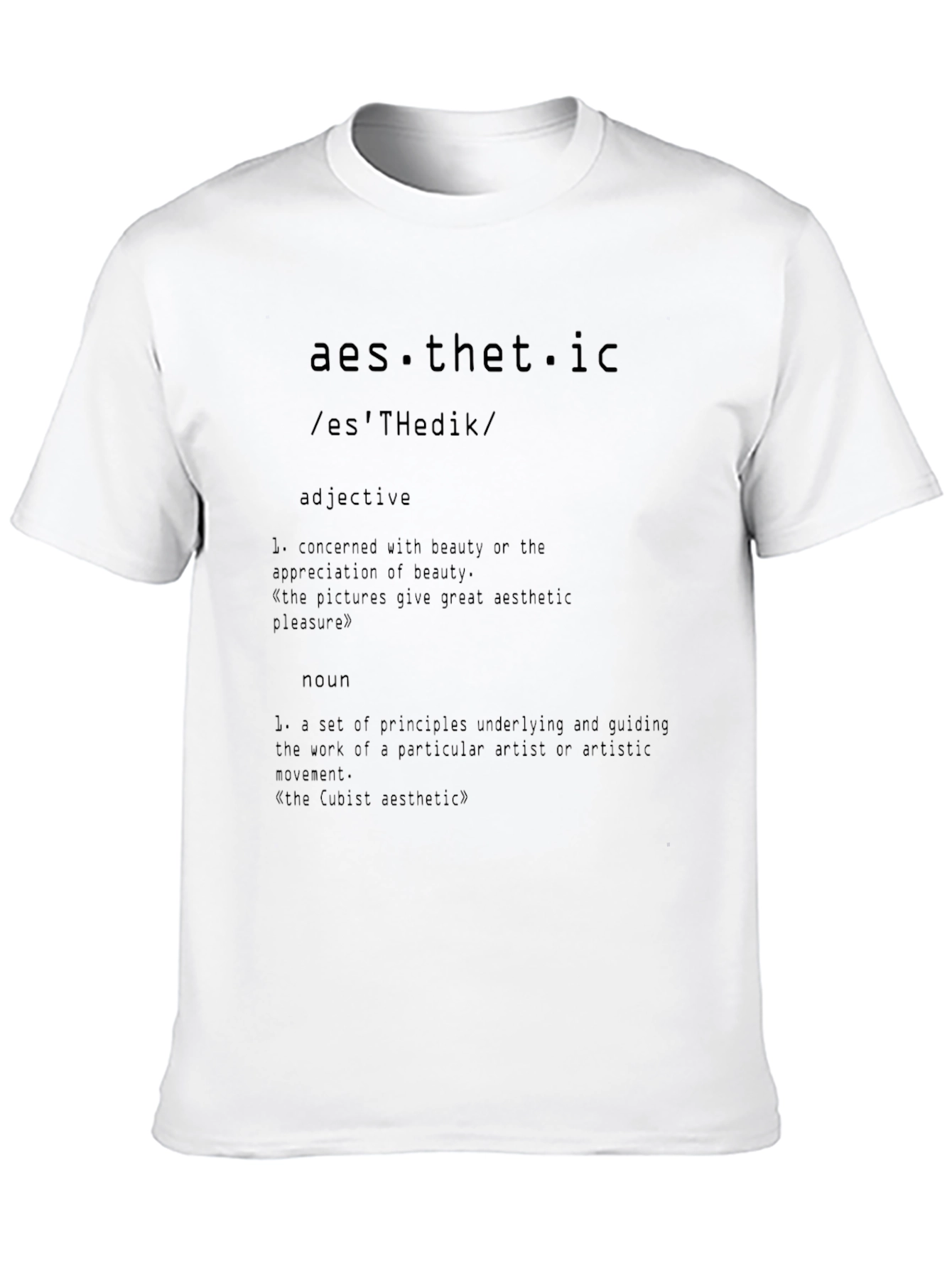 Aesthetic Definition Graphic Tee - Stylish & Unique