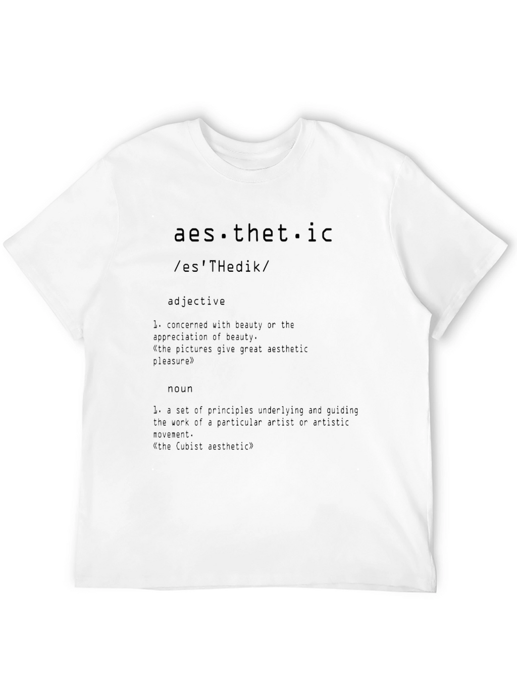 Aesthetic Definition Graphic Tee - Stylish & Unique