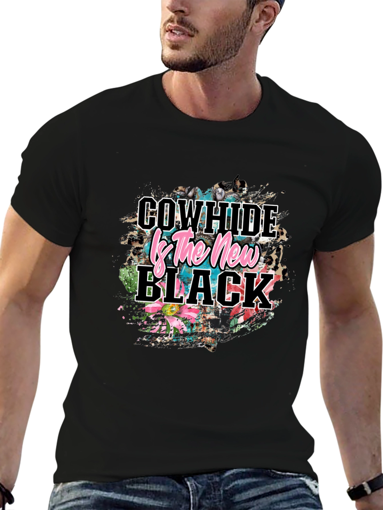 Cowhide is the New Black T-Shirt