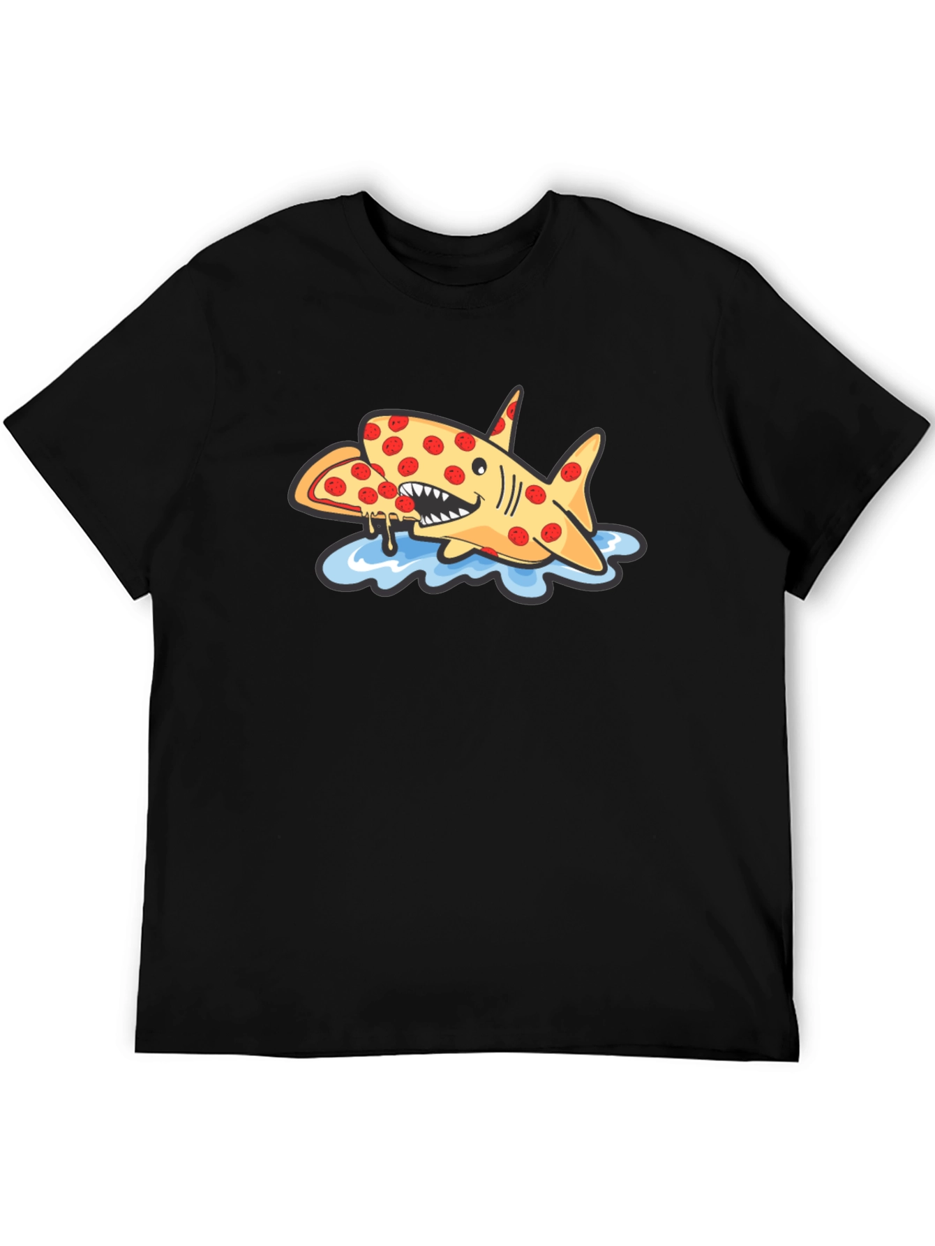 Pizza Shark Graphic Tee - Unique & Fun