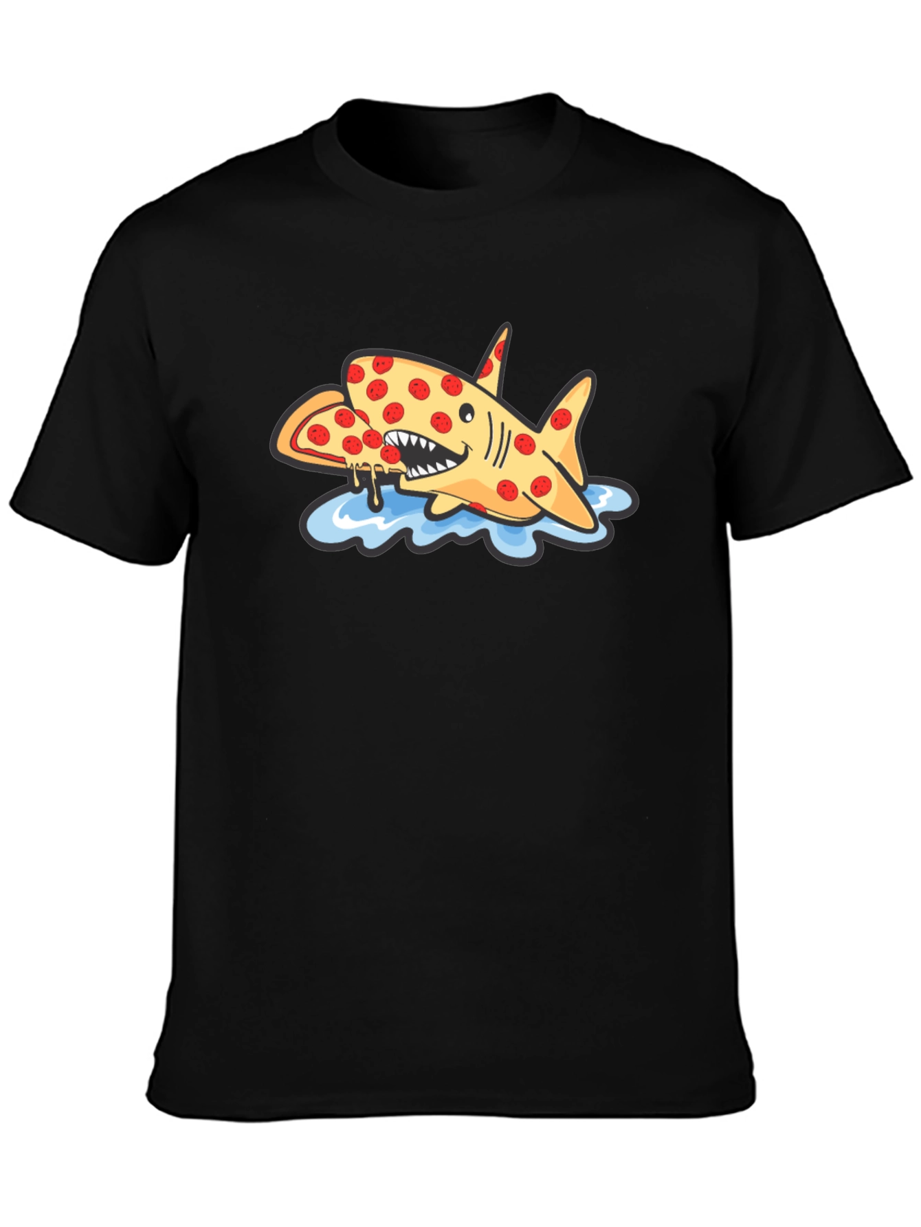 Pizza Shark Graphic Tee - Unique & Fun