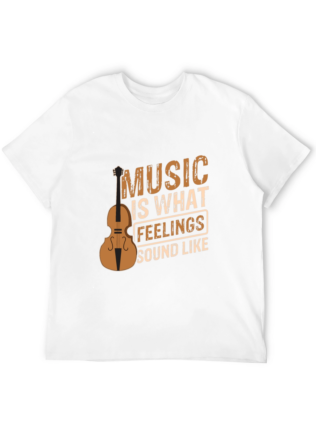 Music is What Feelings Sound Like Graphic Tee