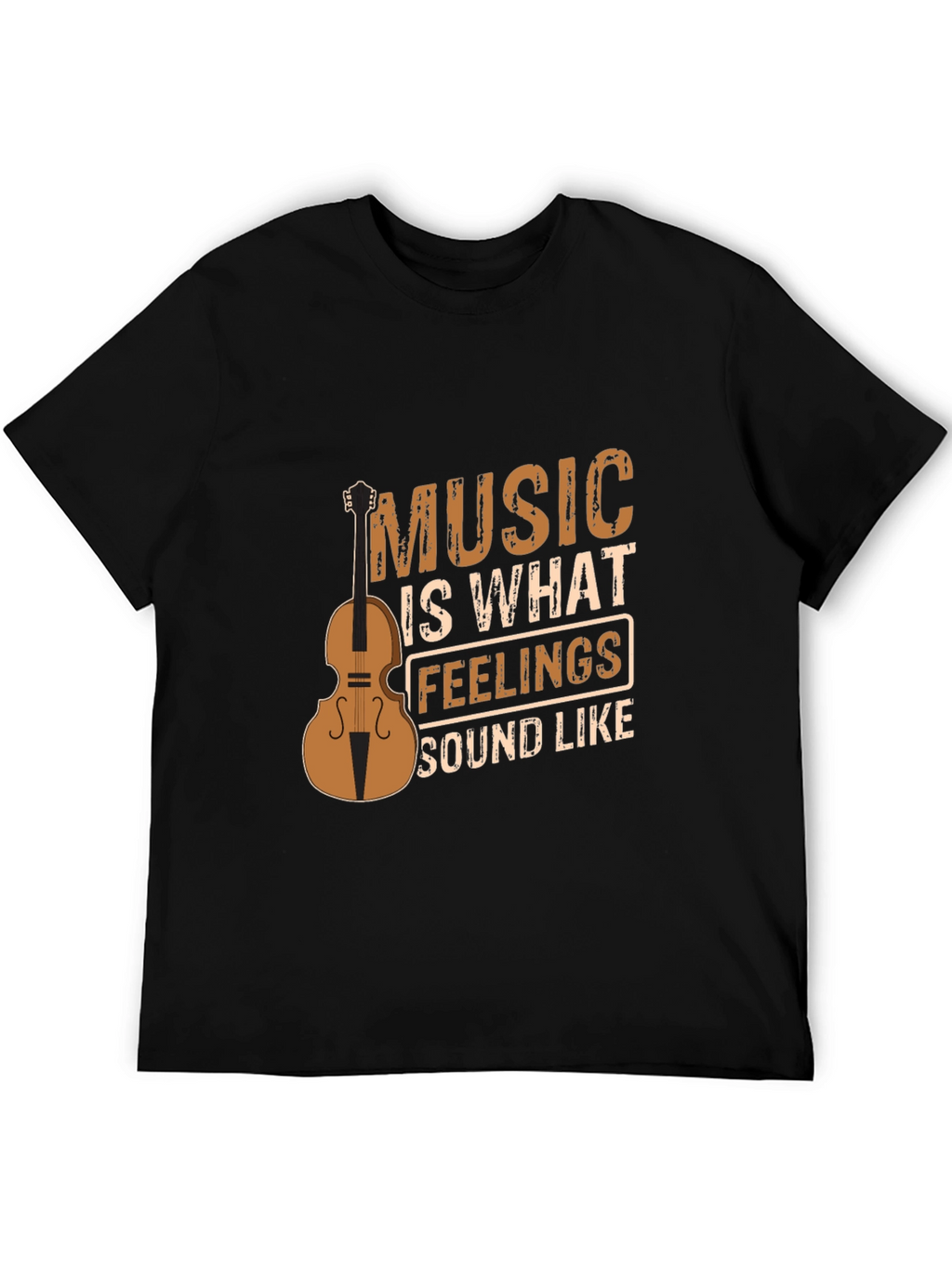 Music is What Feelings Sound Like Graphic Tee