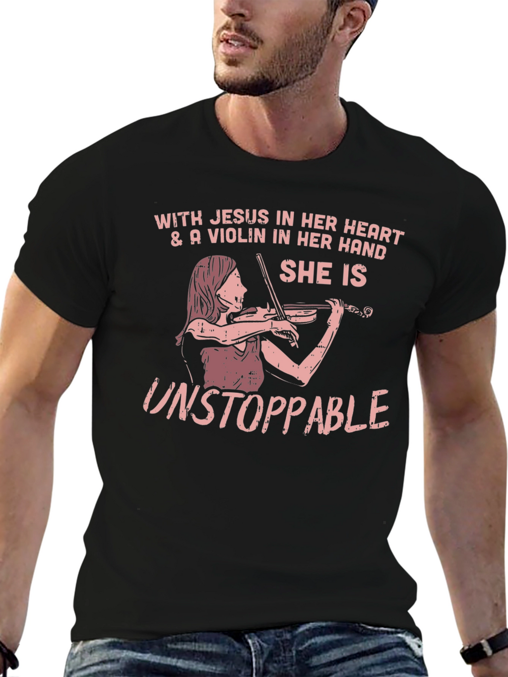 Faith & Music T-Shirt: She is Unstoppable