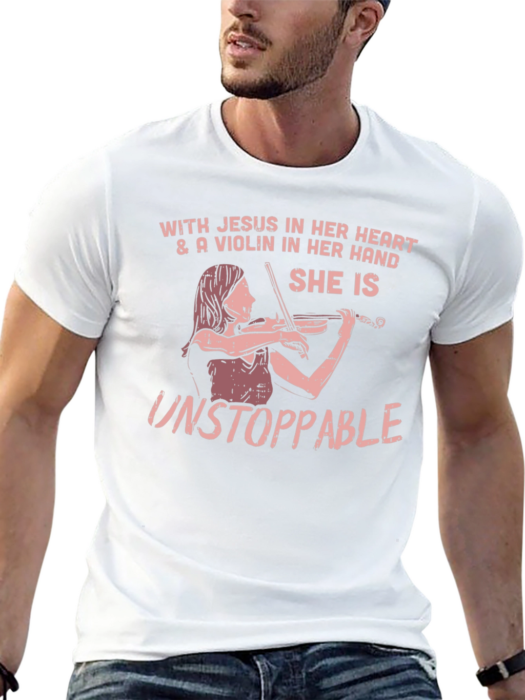Faith & Music T-Shirt: She is Unstoppable