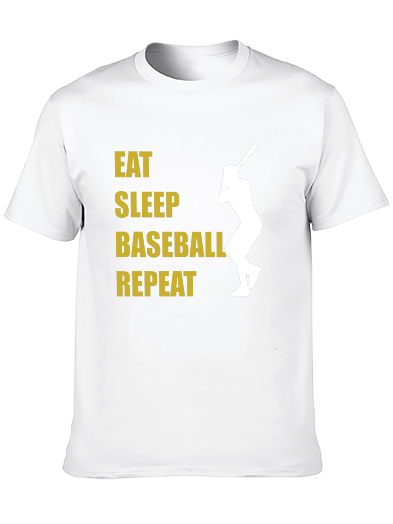 Eat Sleep Baseball Repeat Graphic T-Shirt