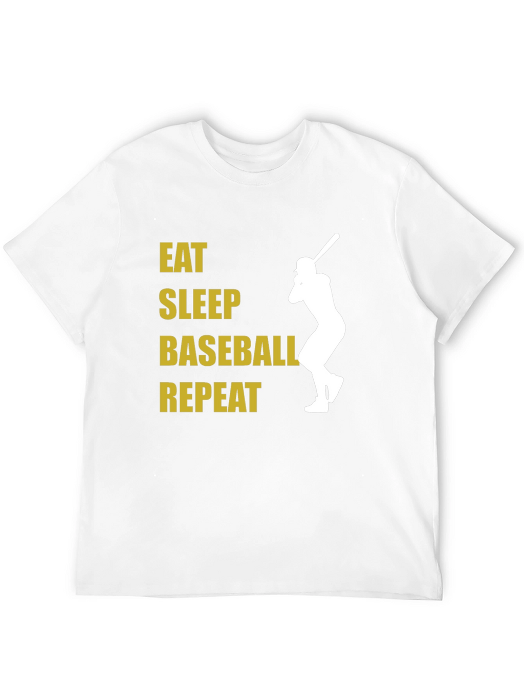 Eat Sleep Baseball Repeat Graphic T-Shirt
