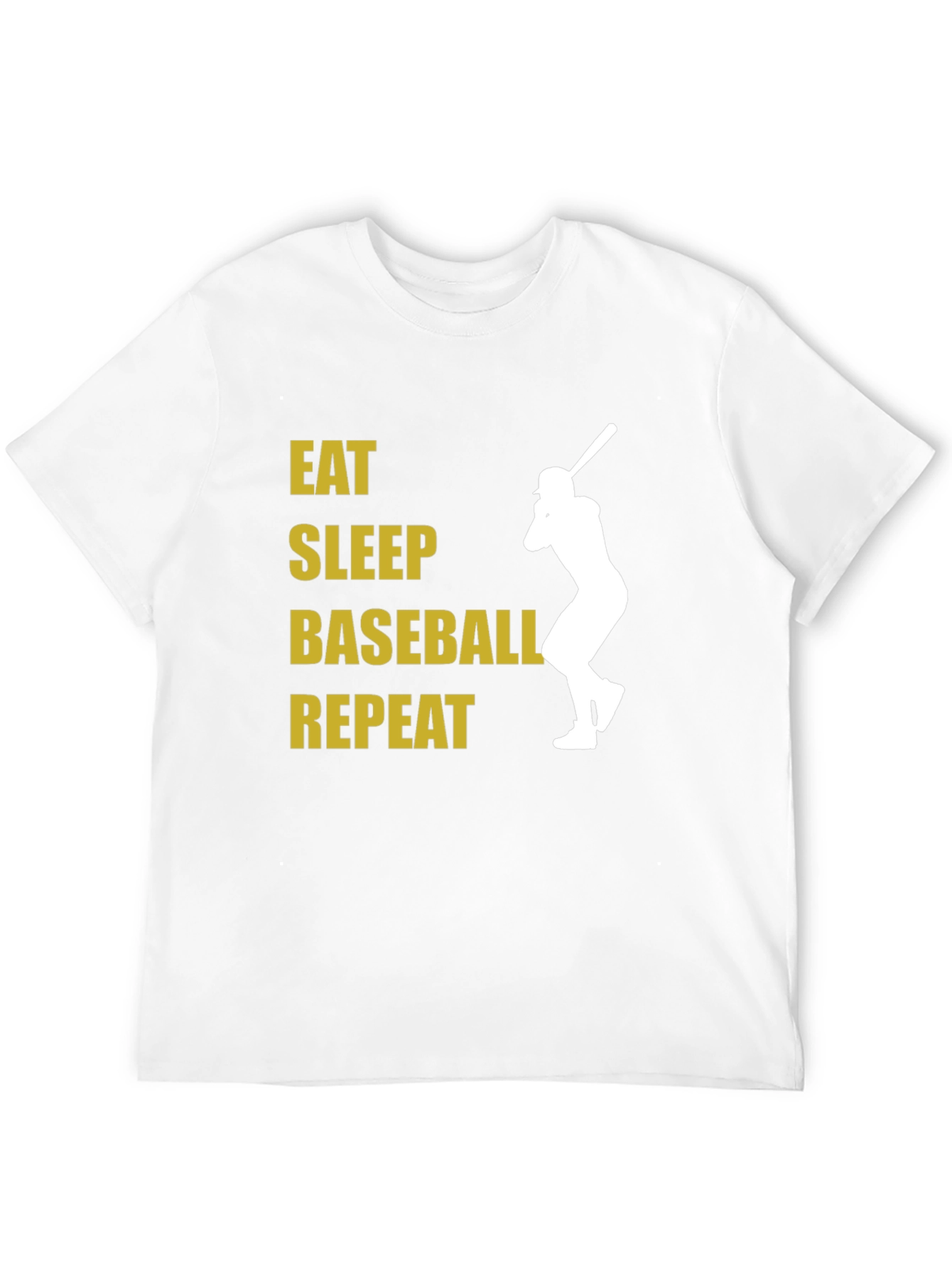 Eat Sleep Baseball Repeat Graphic T-Shirt
