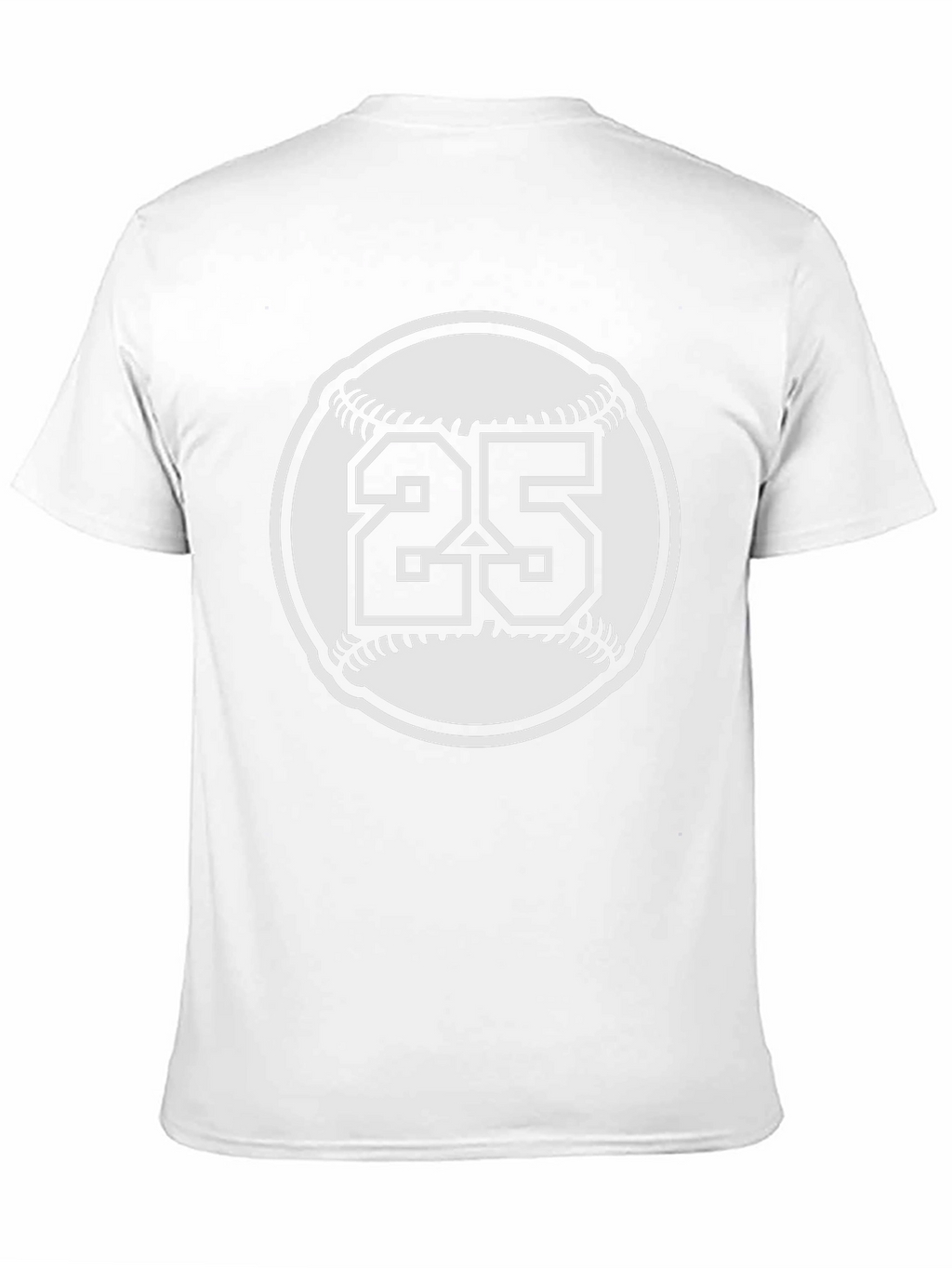 Baseball Number 25 Graphic Tee