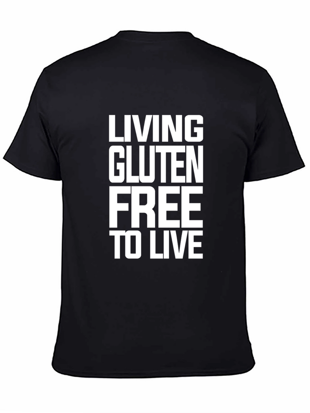 Gluten-Free Lifestyle Black T-Shirt