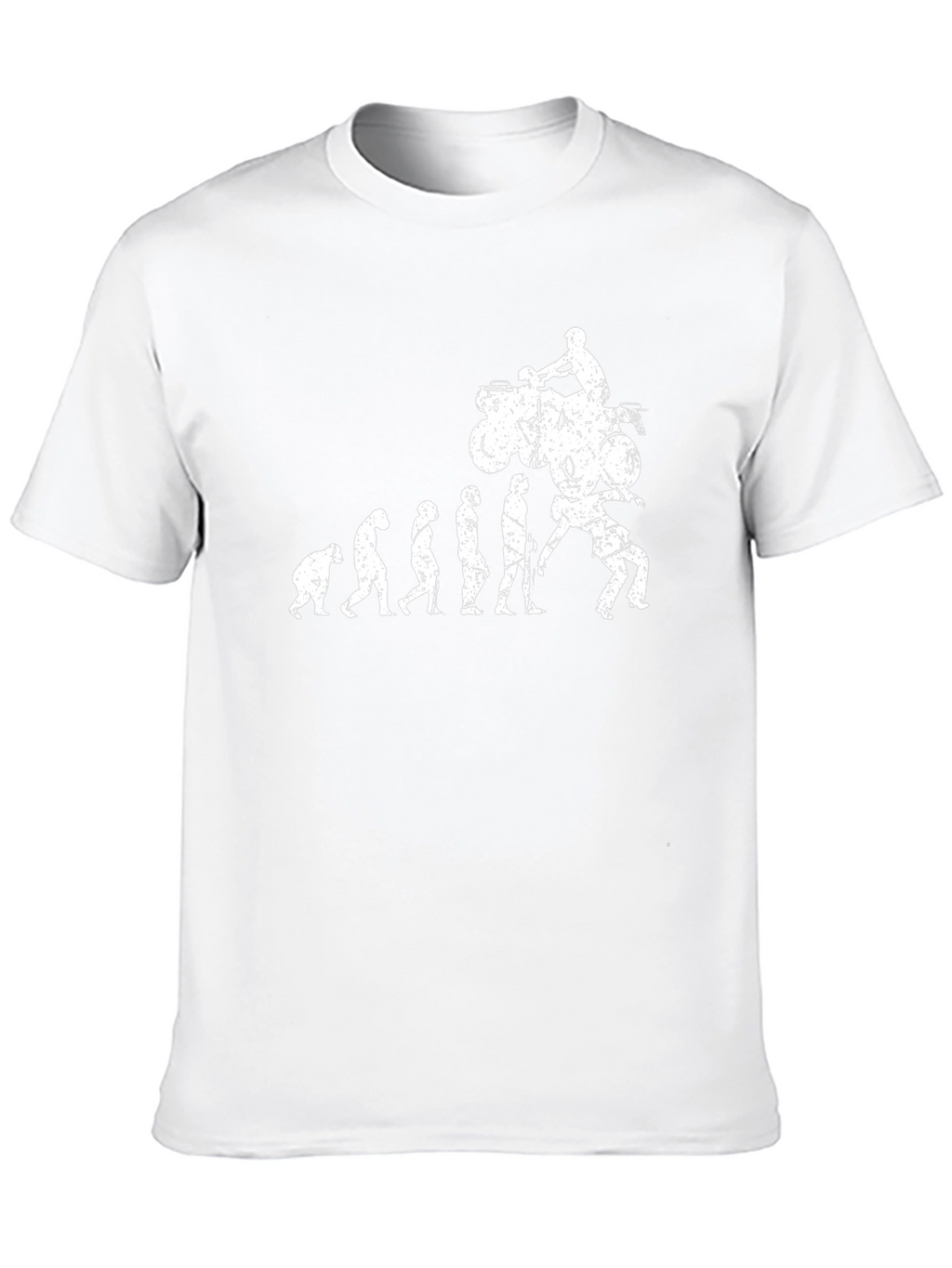 Evolution of Riding T-Shirt - Funny Bike Design