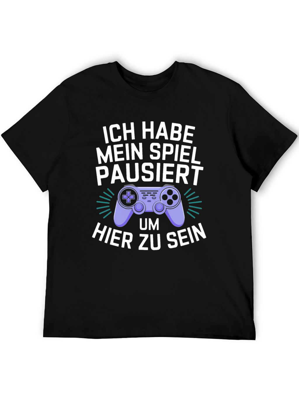 Gamer Humor T-Shirt - I Paused My Game