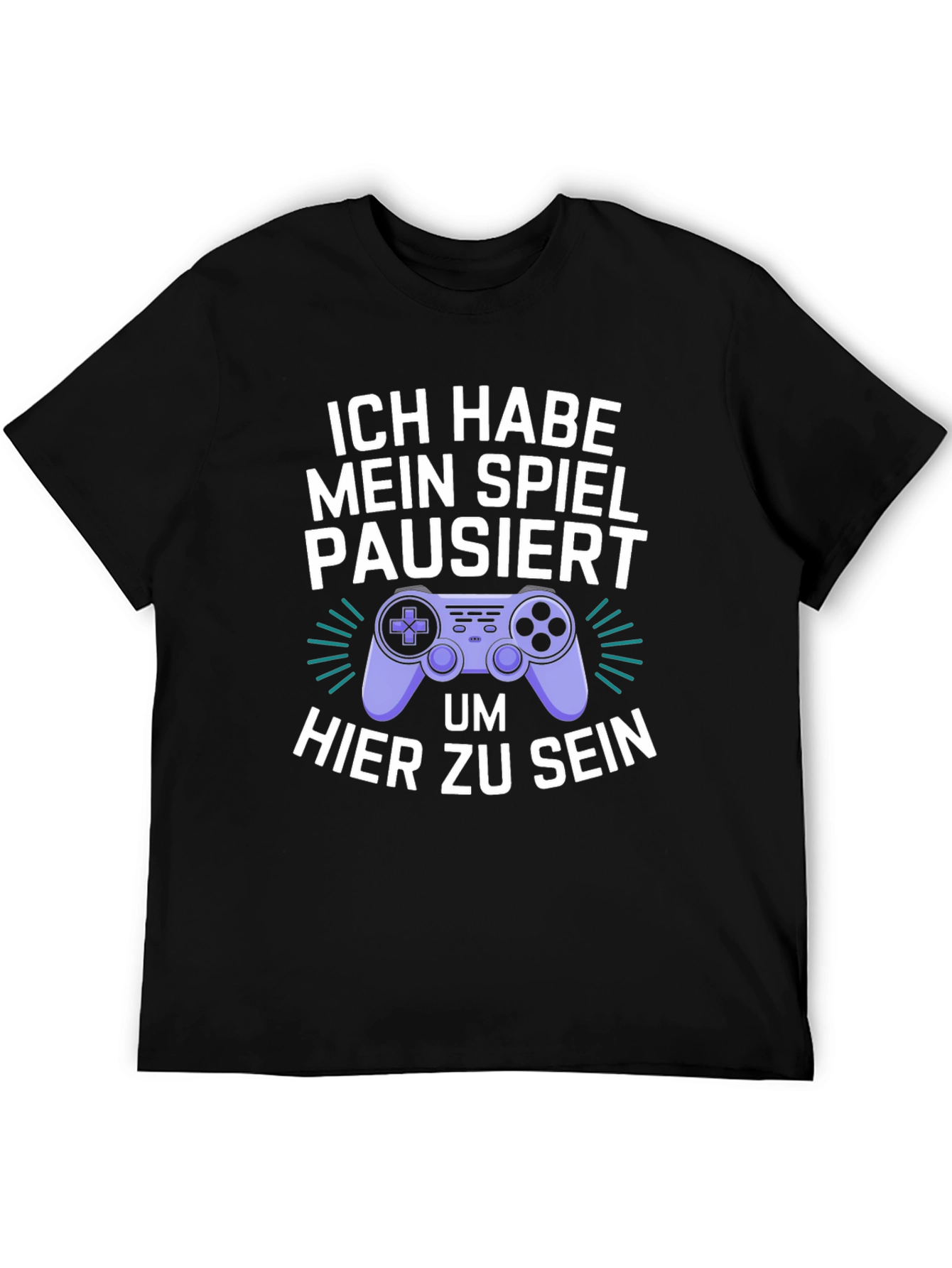 Gamer Humor T-Shirt - I Paused My Game