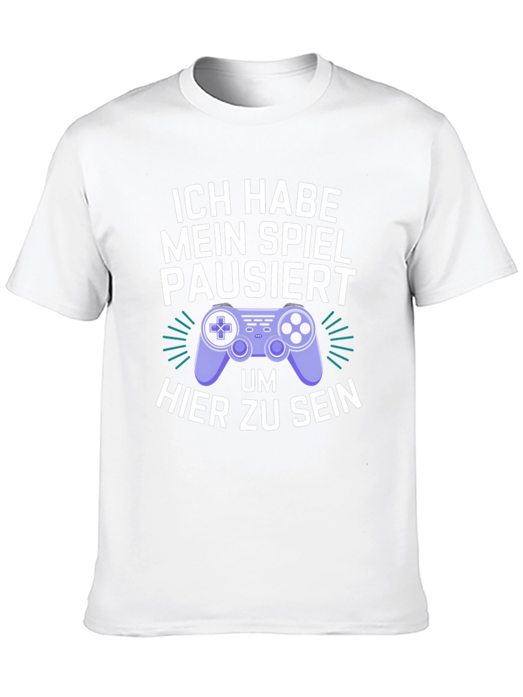 Gamer Humor T-Shirt - I Paused My Game