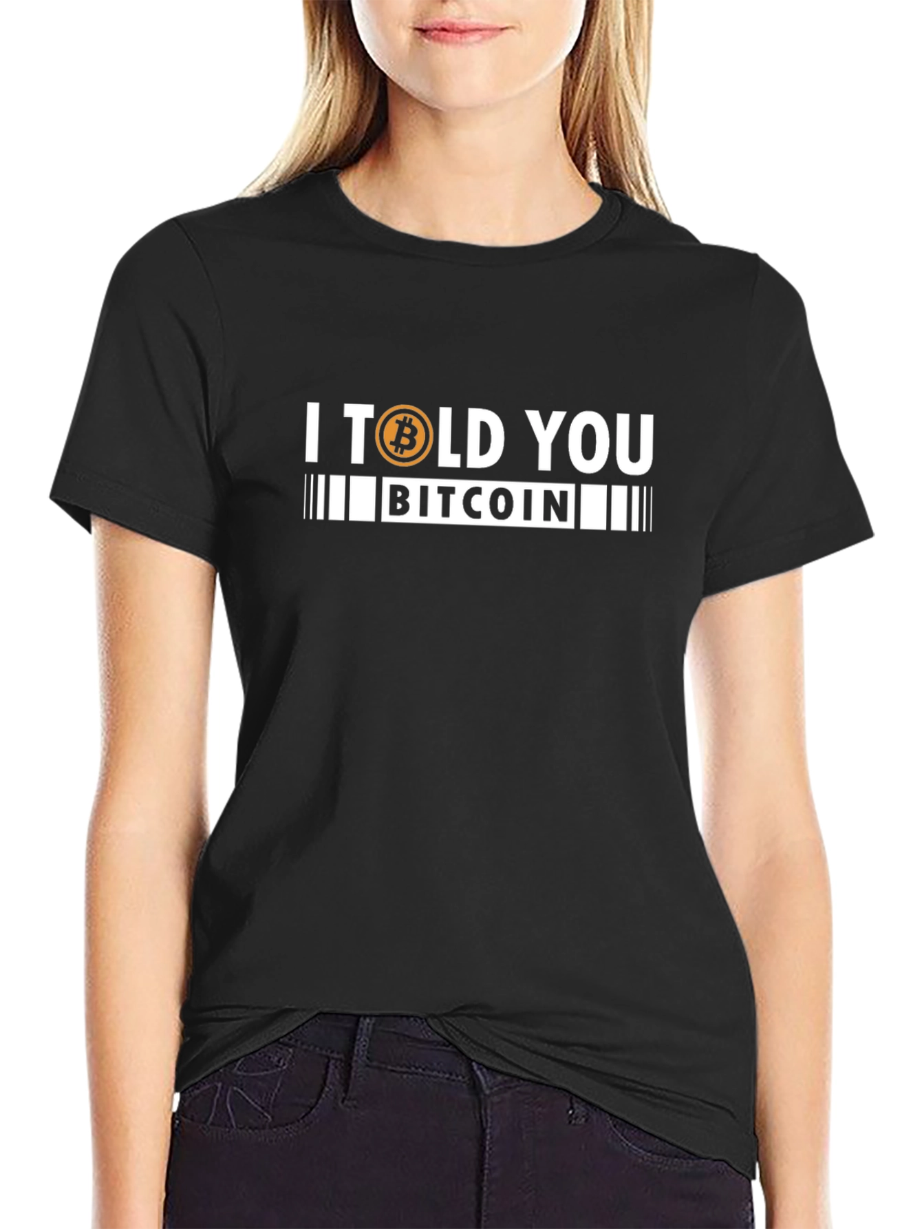 I Told You Bitcoin Black T-Shirt
