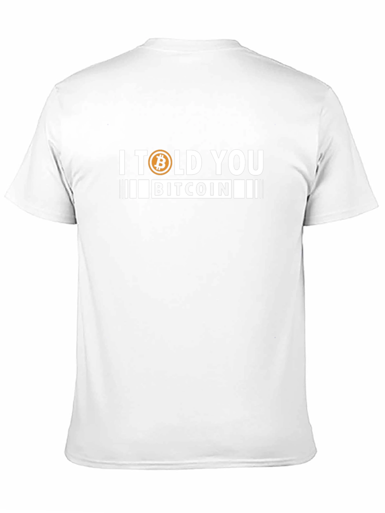 I Told You Bitcoin Black T-Shirt