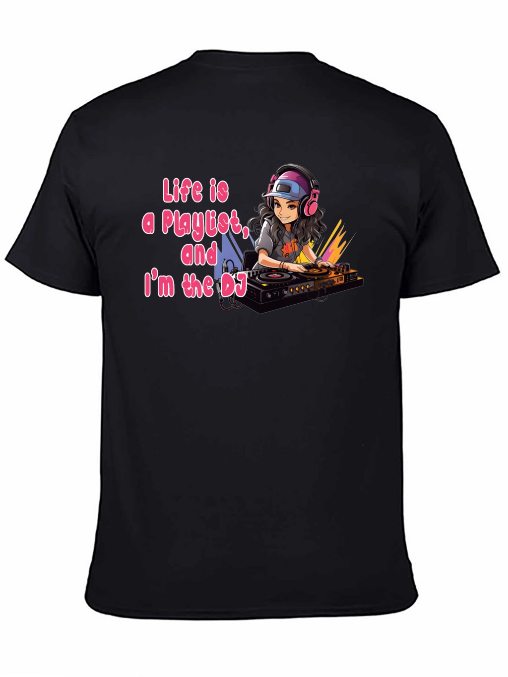 Life Is A Playlist DJ Graphic Tee