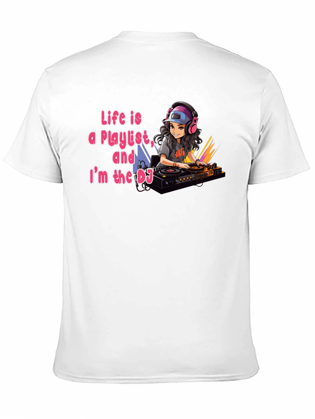 Life Is A Playlist DJ Graphic Tee