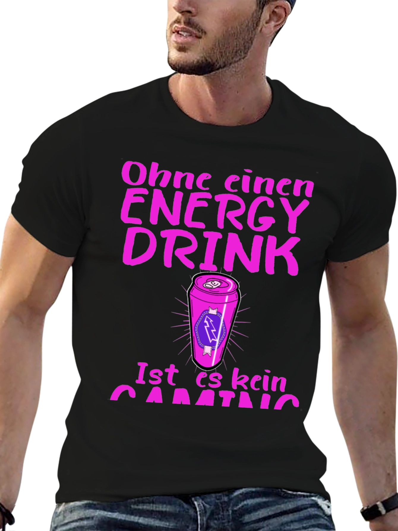 Energy Drink Graphic T-Shirt
