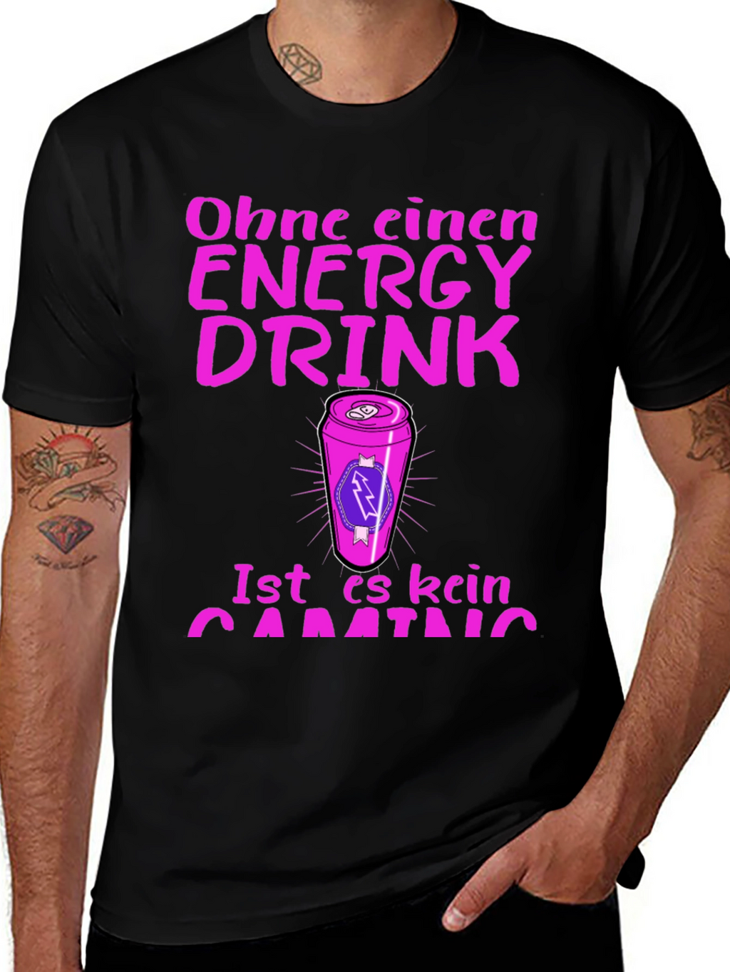 Energy Drink Graphic T-Shirt