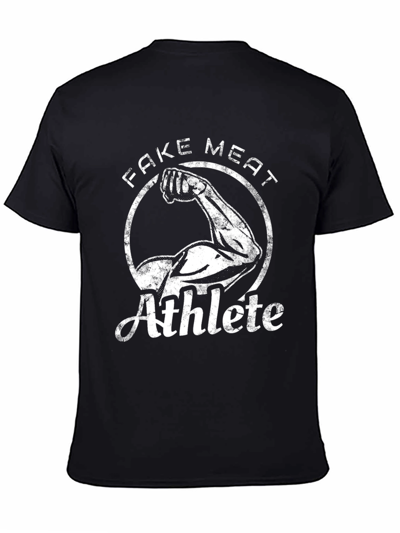 Fake Meat Athlete Black Graphic T-Shirt