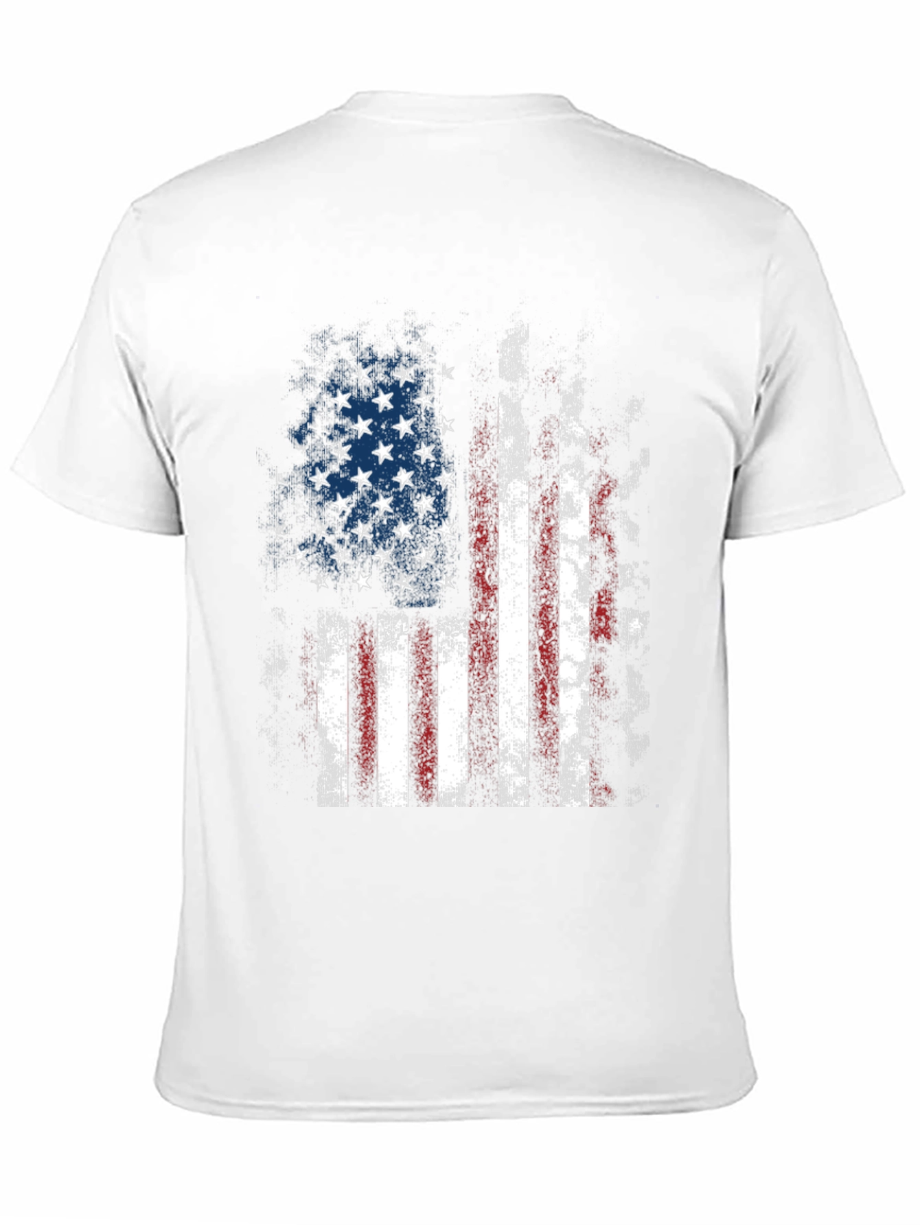 Distressed American Flag Graphic T-Shirt