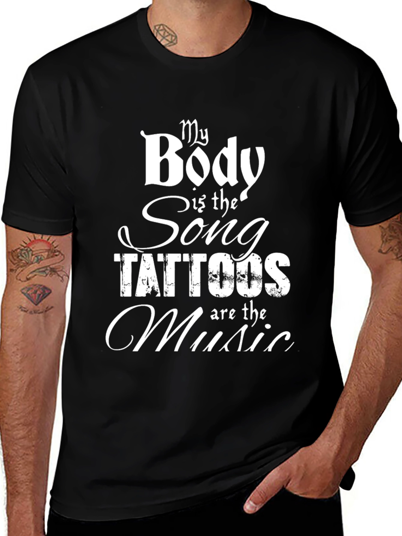 Tattoo Music Graphic Tee - Unisex
