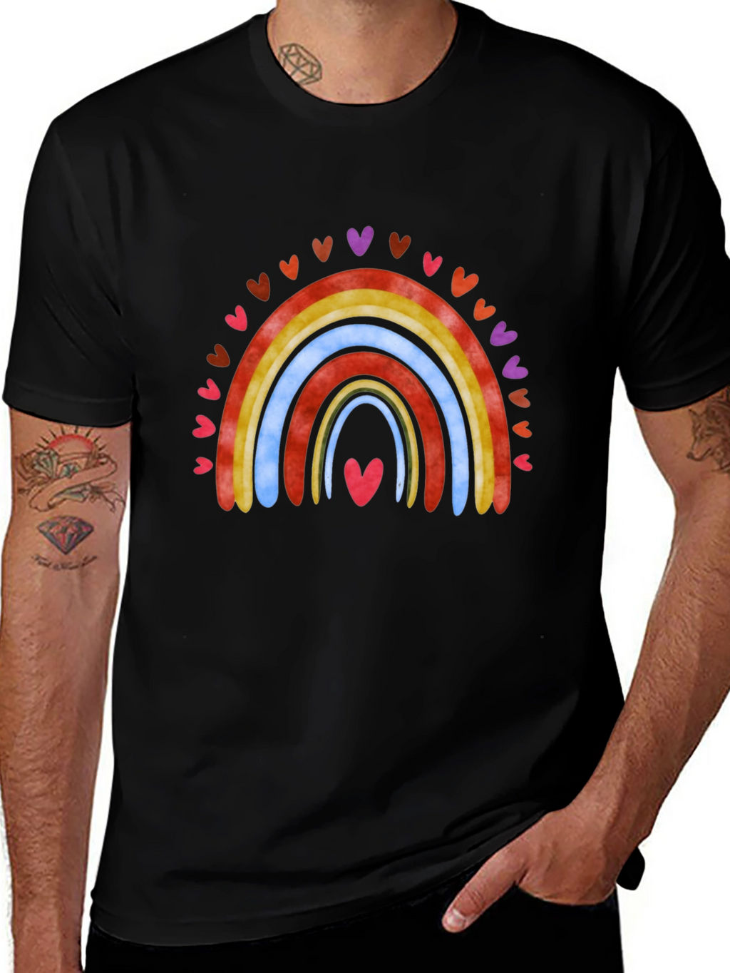 Rainbow Hearts T-Shirt