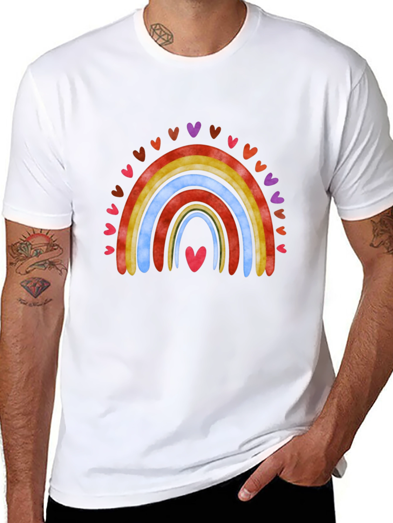 Rainbow Hearts T-Shirt