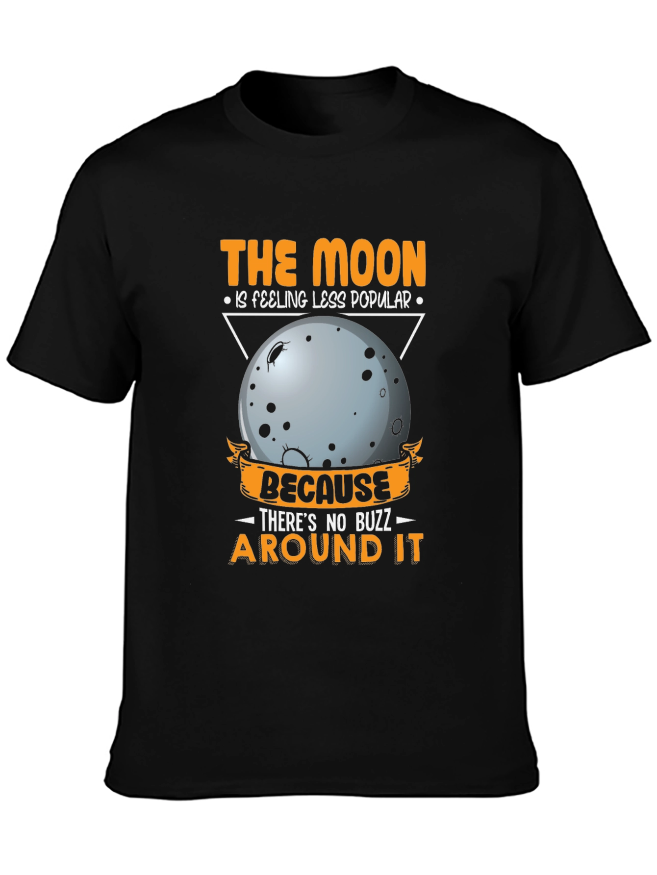 The Moon Feeling Less Popular Graphic T-Shirt