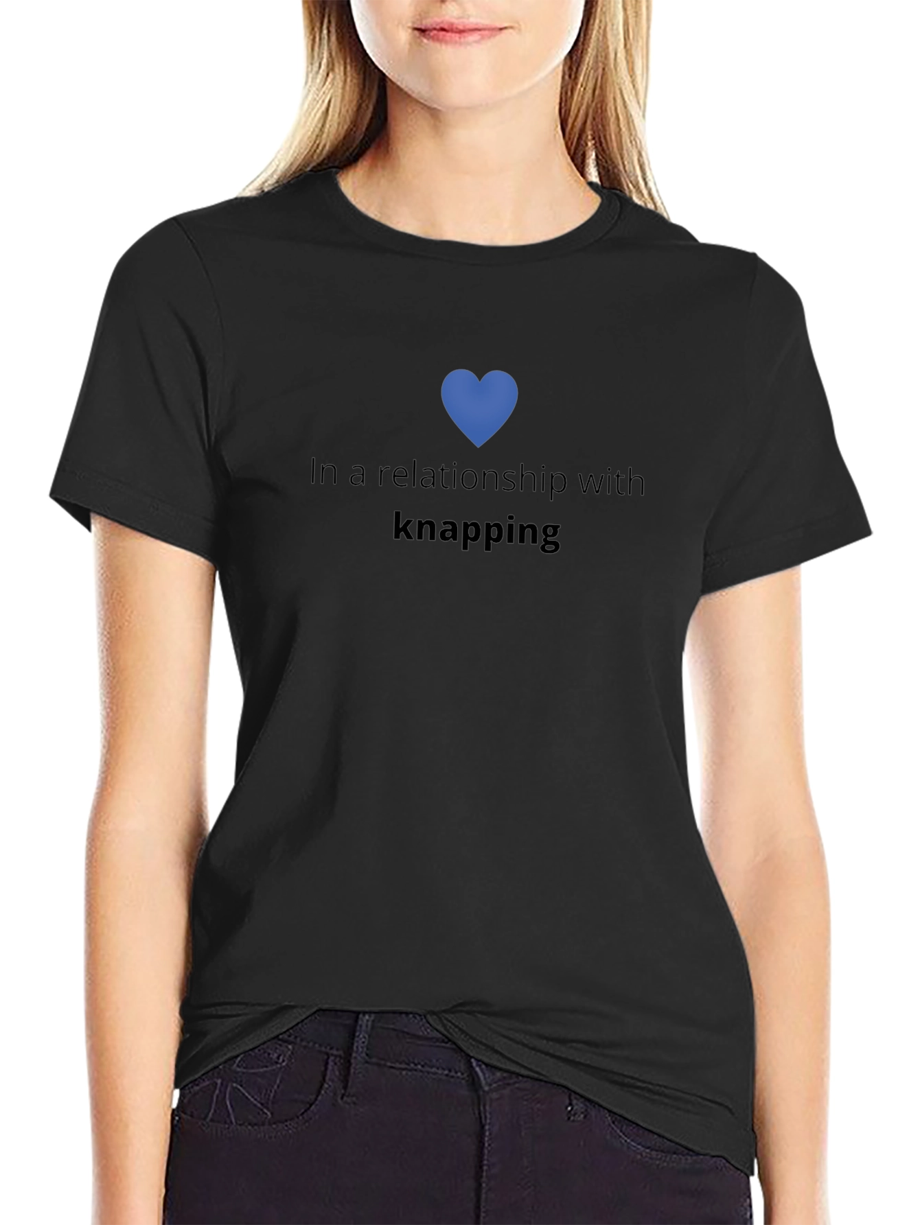Relationship With Knapping Black T-Shirt