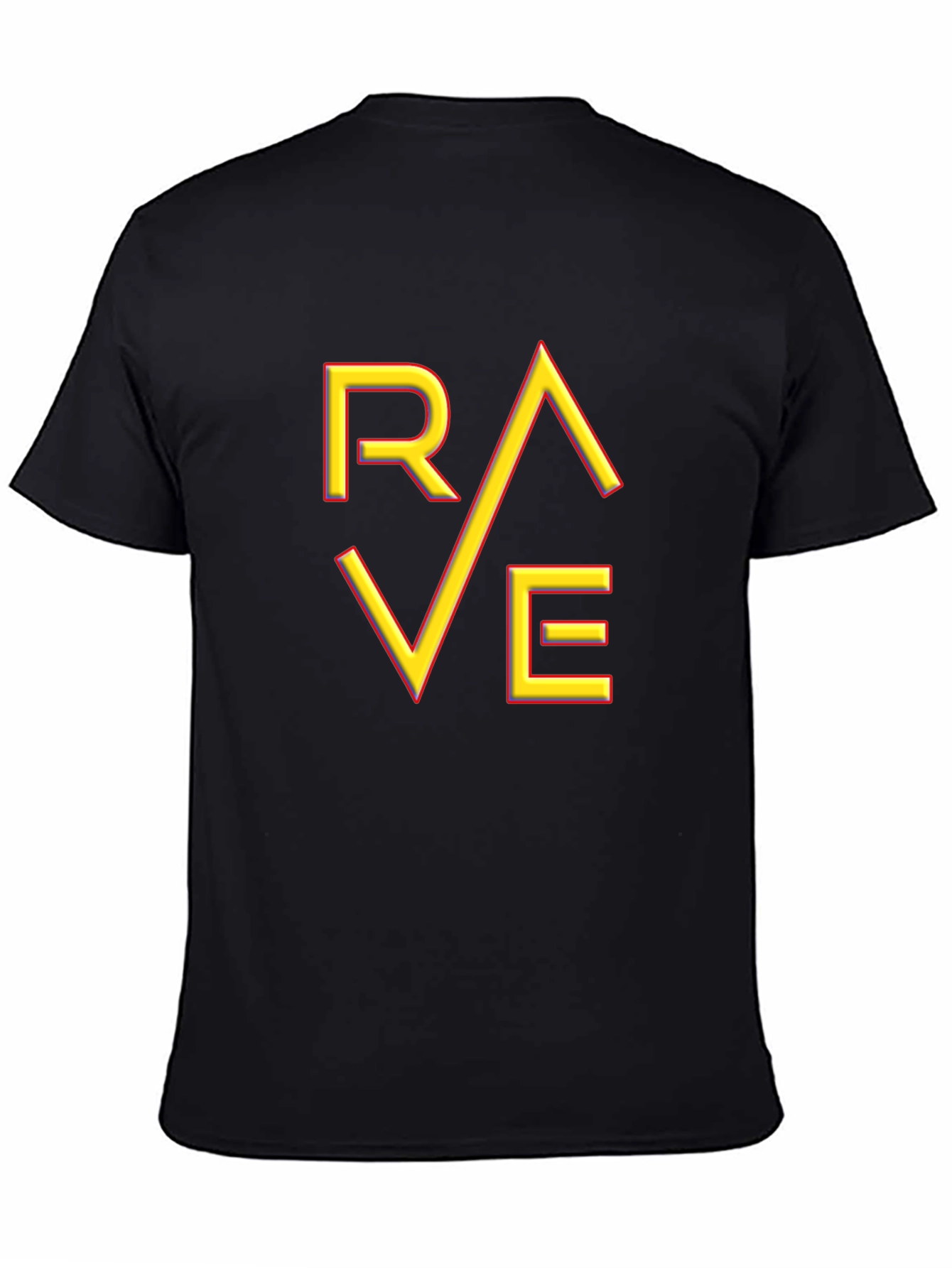 Rave Graphic T-Shirt - Trendy Party Wear