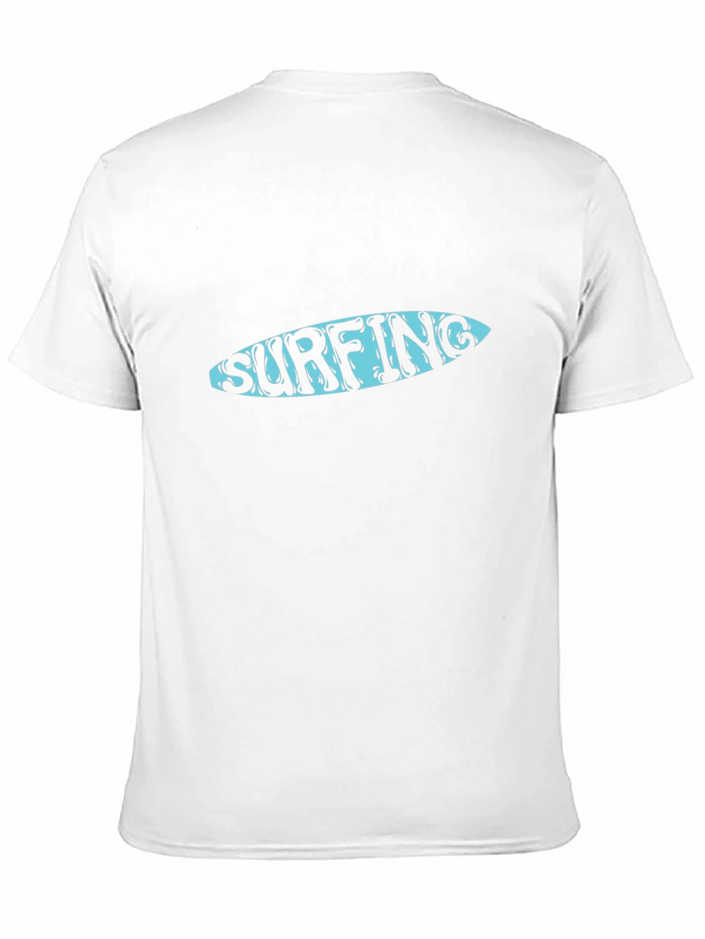 Surfing Graphic Black T-Shirt